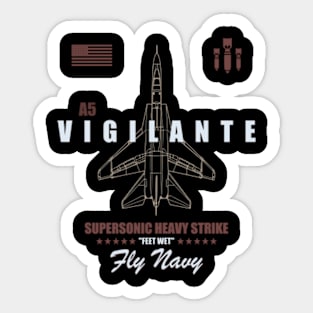 A-5 Vigilante Sticker